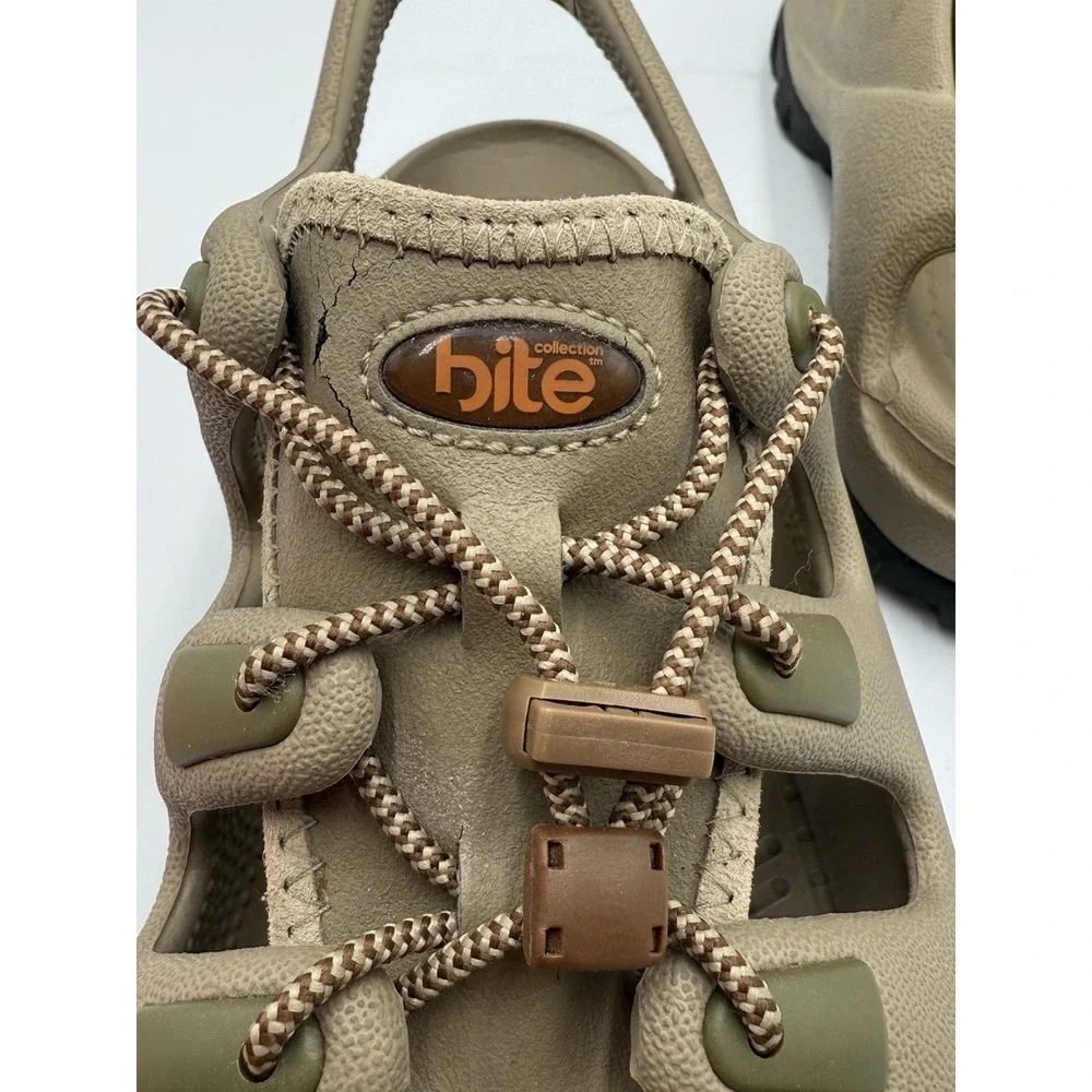 Crocs Bite  Sandals Beige-Taupe Outdoor Hiking Collection Trailbreaker Sz M9 W11